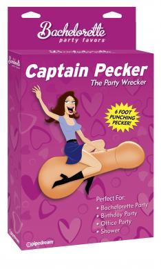 Bachelorette Party Favors Captain Pecker Inflatable Penis