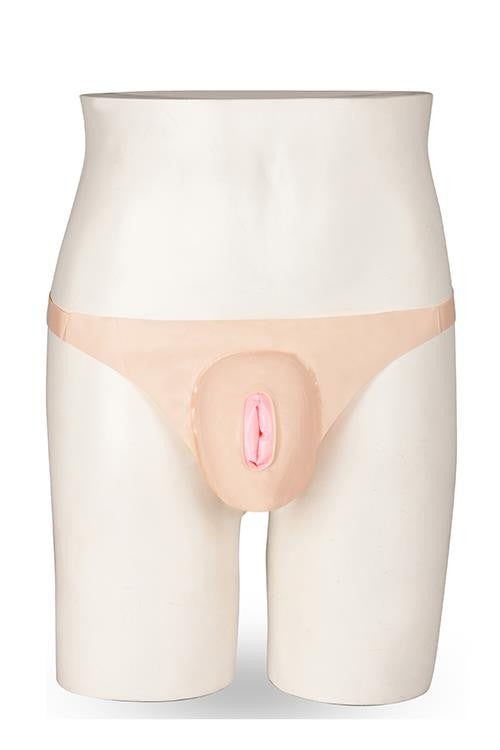 Jolly Booby Inflatable Pussy with Adjustable Straps