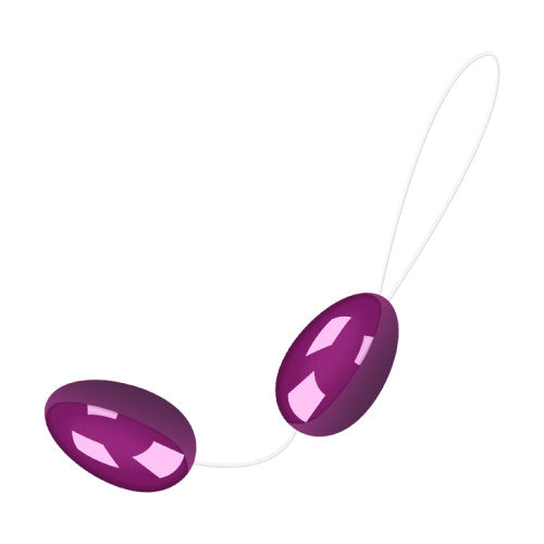 Unisex Twins Anal Balls Purple