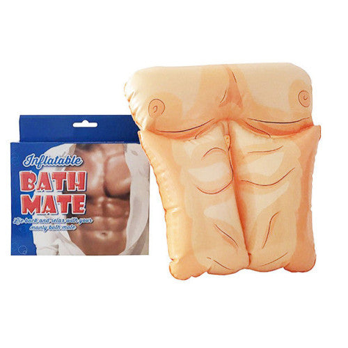 Inflatable Head-rest Pillow Bath Mate