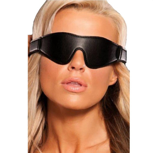 Naughty Toys Leather padded Blindfold Eye Mask