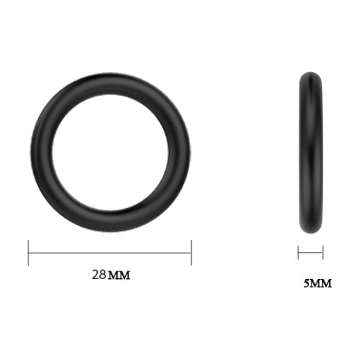 Small stretchy rubber penis ring Ø 2.8 cm