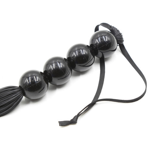 Naughty Toys 4 Beads Silicone Flogger 45 cm