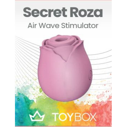 TOYBOX Secret Roza Air Wave Clitoral suction stimulator PINK