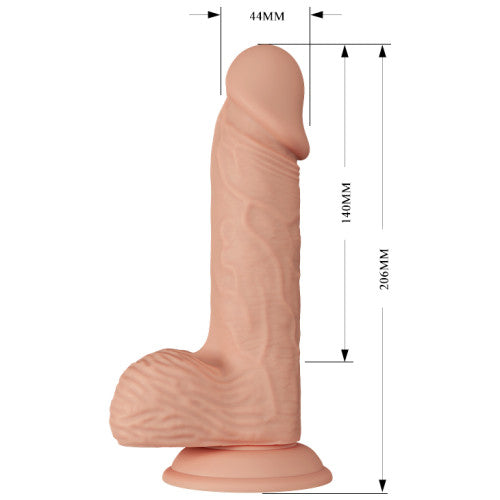 CATOBLEPAS Remote Controlled Dildo with Suction 20.6 x Ø 4.4 cm
