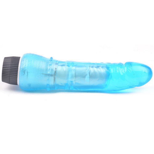TOY BOY Realistic Blue Sea Penis Vibrator 14 X Ø 3.6 cm