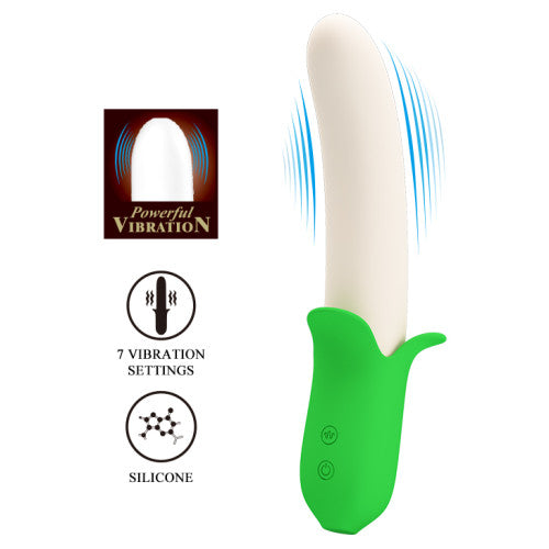 Pretty love Banana Knignt silicone rabbit vibrator