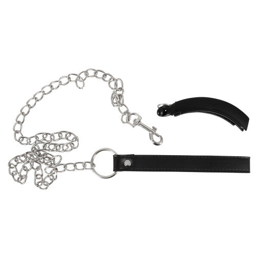 Bad Kitty Pussy clamp with a leash