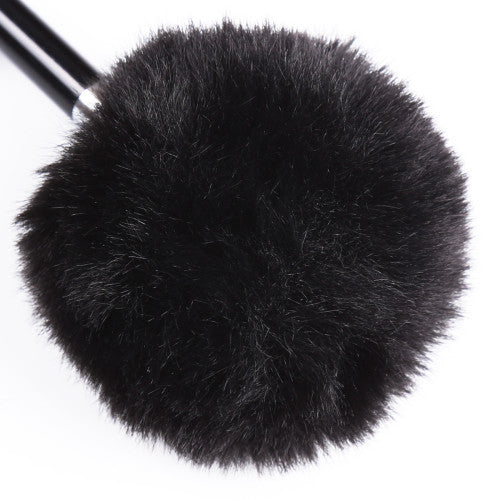 NAUGHTY TOYS Black Faux Fur with acrylic metal wand