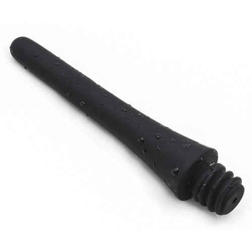 Black silicone anal cleaner enemator bulb