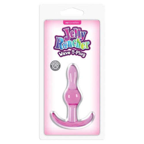 Pink Jelly Rancher T shape Butt Plug