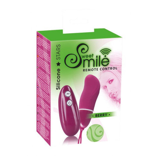 Sweet Smile Wireless Remote Controlled Bullet Vibe Berry