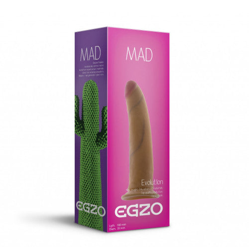 EGZO Cactus Curvy Realistic Dildo 18 cm