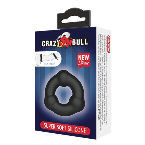 Crazy Bull Super Soft Cock Ring with Beads