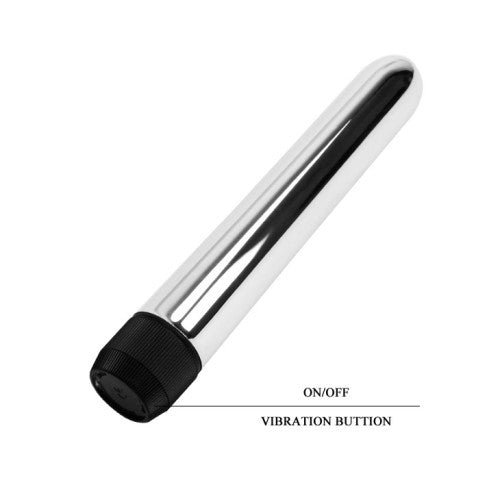 Silver Classic Vibrator 17 cm
