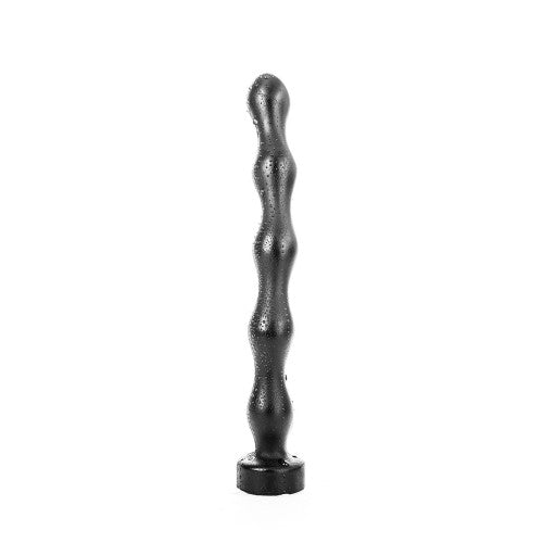 All Black Long Anal beads butt plug 32 cm