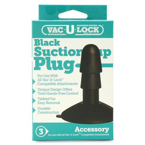 Doc Johnson Vac-U Lock Suction Cup Black