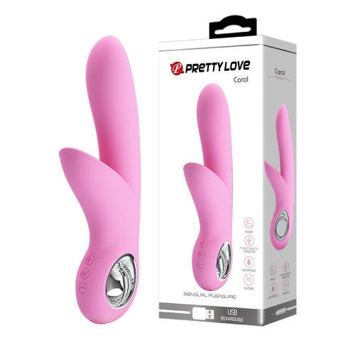 Pretty Love Carol Rechargeable Silicone Vibe Pink