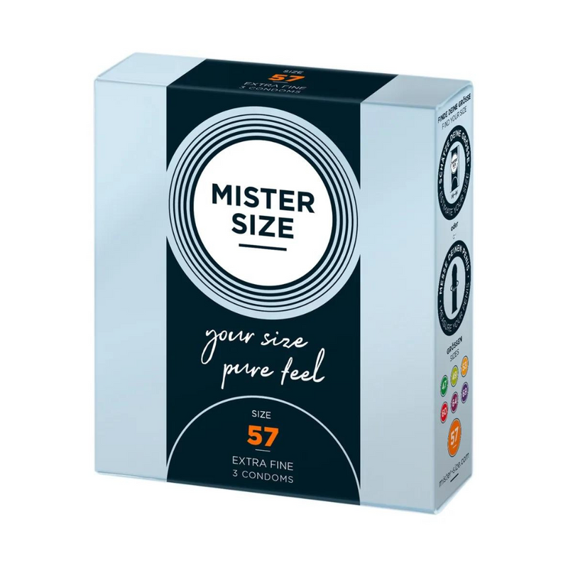 Mister Size 57mm Condoms 3 Pieces