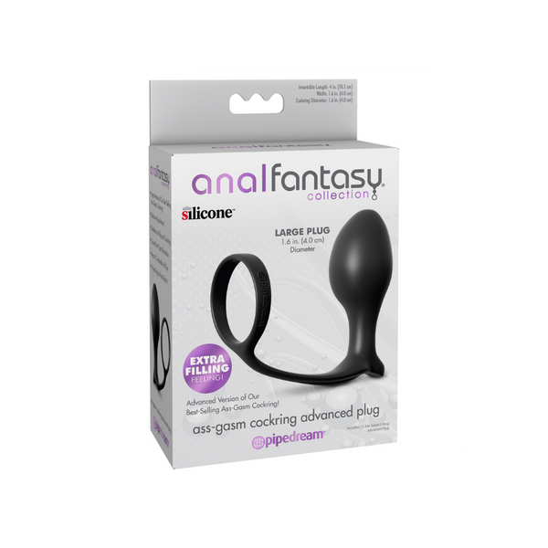 Anal Fantasy Collection Ass-Gasm Cock Ring Advanced Plug