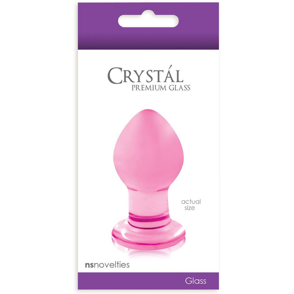 Crystal Pink Small Plug 6 cm
