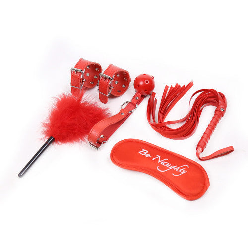 Naughty larnaca Lovers Fetish Red Five Toy Set