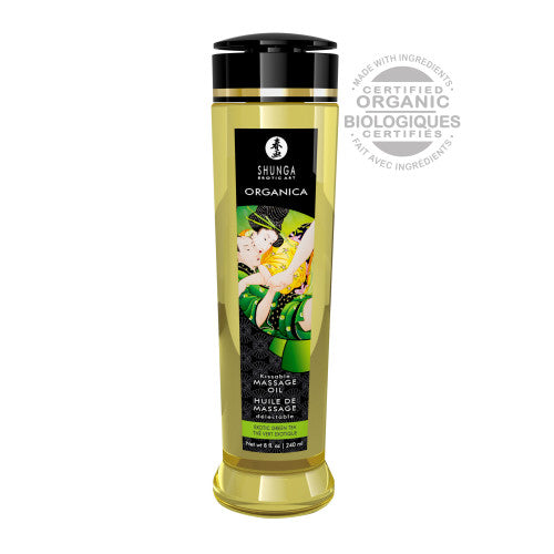 Shunga Massage Oil Organic Green Tea 240ml