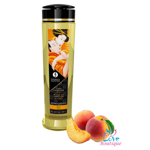 Shunga Stimulation Peach Massage Oil 240ml