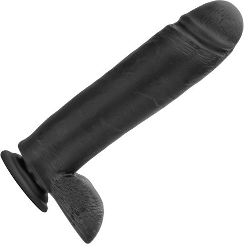 Au Naturel Bold Huge 10.5 inch Dildo Black