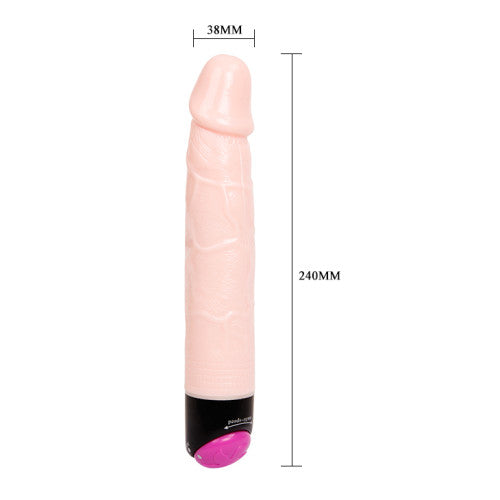 Vibrating Dildo with Rotation Function 24 cm