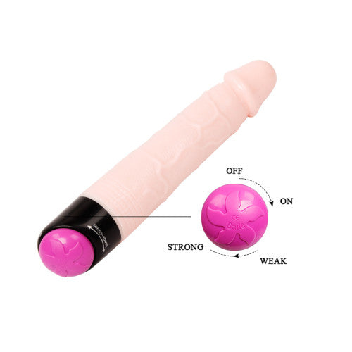 Vibrating Dildo with Rotation Function 24 cm