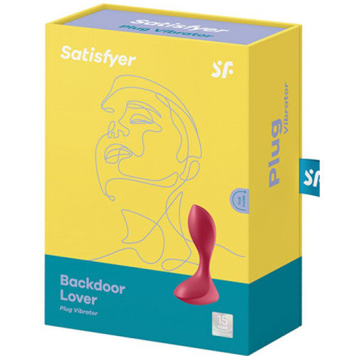 Satisfyer Backdoor Lover RED Vibe Butt Plug 11 cm