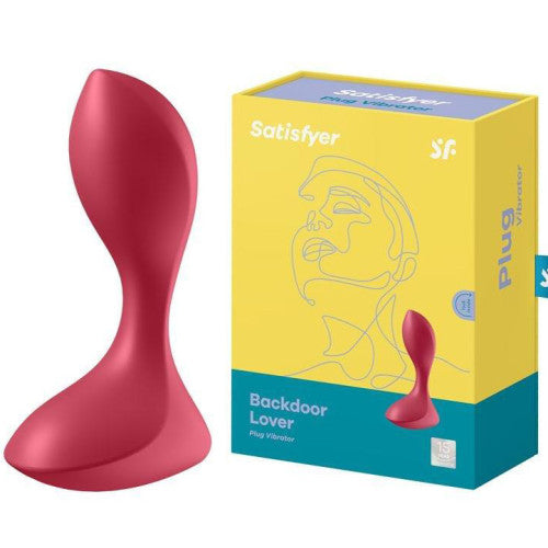 Satisfyer Backdoor Lover RED Vibe Butt Plug 11 cm