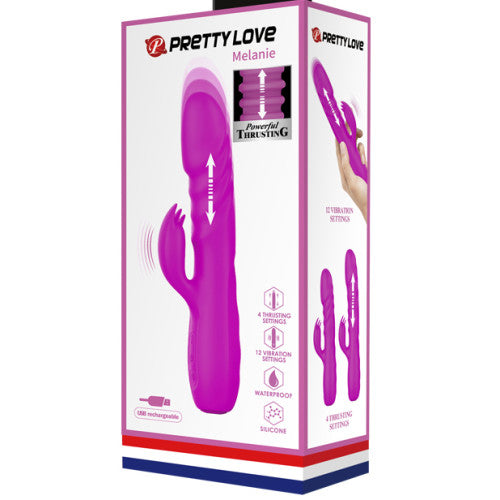 Pretty Love Melanie Thrusting Rabbit Vibrator