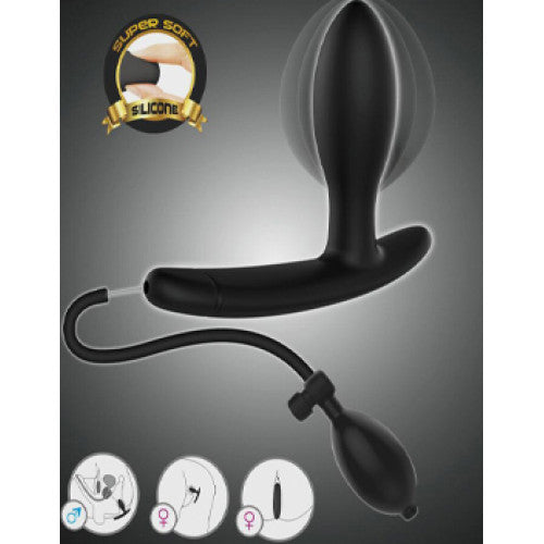 Pretty Love Drake inflatable Anal plug SMALL 6 x Ø 2.5 cm