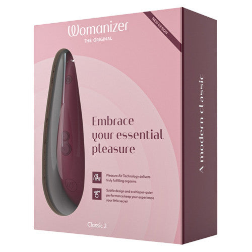 Womanizer Classic 2 Clitoral Sucking Vibrator Red