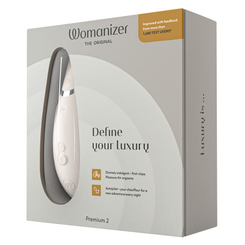 Womanizer Premium 2 Clitoral Stimulator Grey