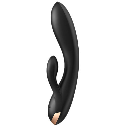 Satisfyer Double Flex Rabbit Vibrator with Connect App BLACK