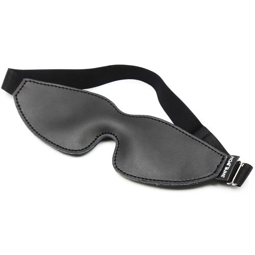 Naughty Toys leather padded eye mask blindfold
