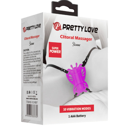 Pretty Love Clitoral butterfly massager Sloane
