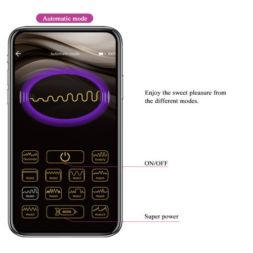 Pretty Love Nymph Bluetooth App controlled Egg 7 cm