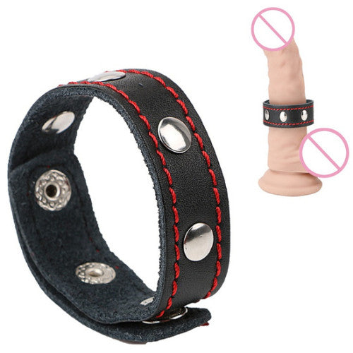 Naughty Toys Adjustable Leather Cock Ring