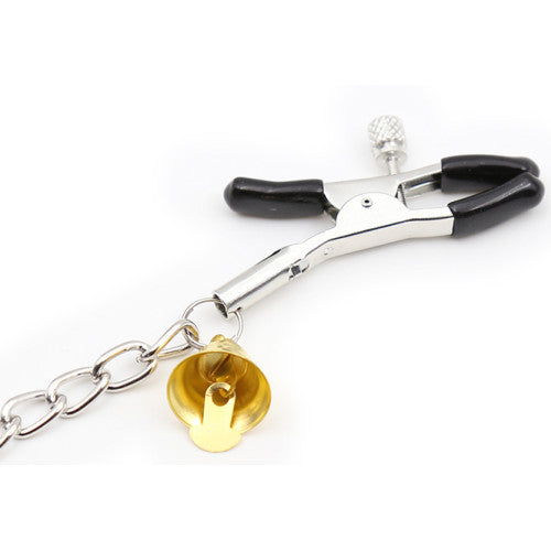Nipple Clamps and Clit Clamp with metal Chain