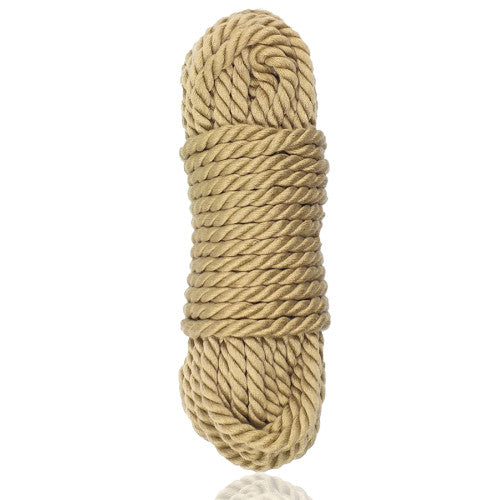 Naughty Toys soft nylon BDSM rope Beige 10 Meters