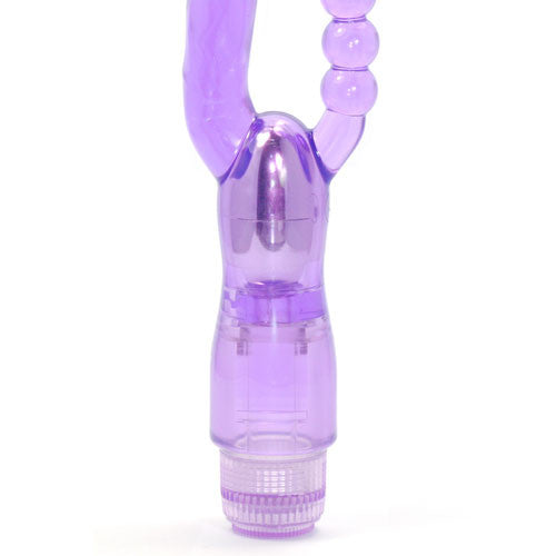 Double Pleasure Dual Penetration Vibrator PURPLE