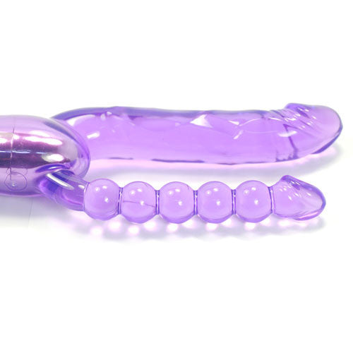 Double Pleasure Dual Penetration Vibrator PURPLE