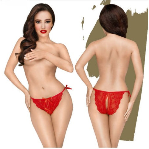 Penthouse Too Hot To be Real Knickers Red S/M