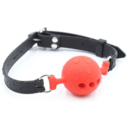 Breathable Ball Gag Small Red Ø 3.5 cm