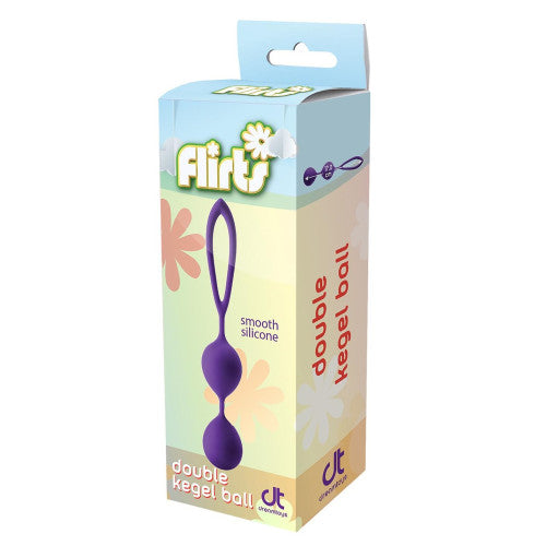 Flirts Silicone Kegel Balls Purple 17 x Ø 3cm