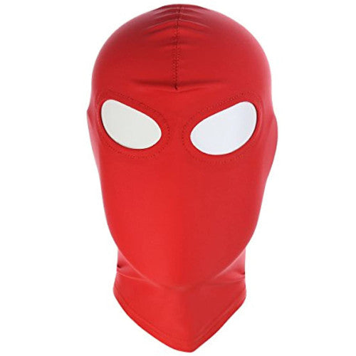Naughty Toys RED Two-Hole Spandex Hood LARGE